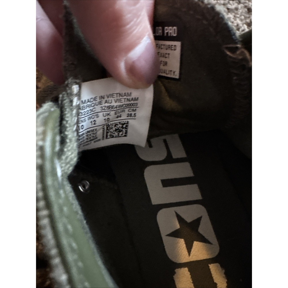 Converse Chuck Taylor All Stars Pro Unisex Khaki Green Shoes Size 10 M 12 WM - Picture 10 of 16